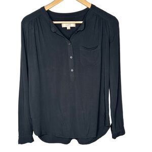 LOFT Black Blouse